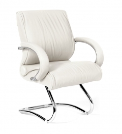 Кресло для посетителя CHAIRMAN 445 Белый