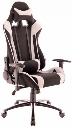 Кресло геймерское Everprof Lotus S4 Ткань Черный Серый