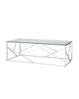 Журнальный стол Stool Group АРТ ДЕКО Серебро