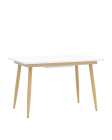 Стол обеденный Stool Group Стокгольм 120-160 Белый