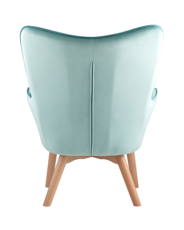 Кресло Stool group Манго, вельвет, мятный