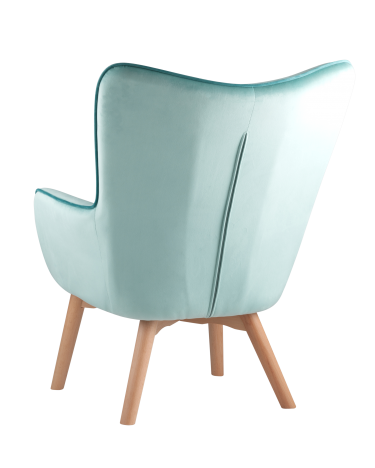 Кресло Stool group Манго, вельвет, мятный
