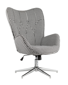 Кресло Stool group Филадельфия регулируемое, черно-белое