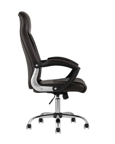 Кресло руководителя Stool group TopChairs Tower Коричневое