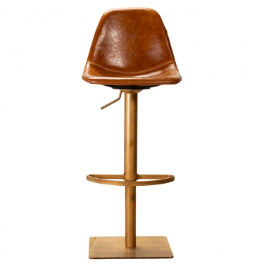 Стул барный Hennessy Bronze Tan Gas Bar