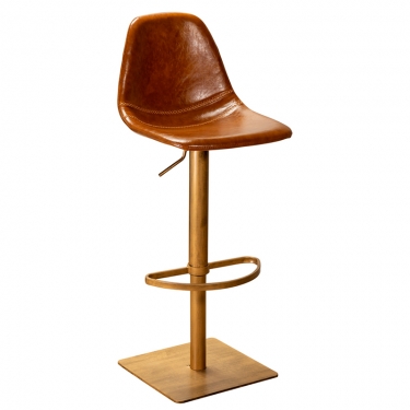 Стул барный Hennessy Bronze Tan Gas Bar