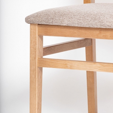 Стул с мягким сиденьем Скат Lime жаккард Дуб натуральный