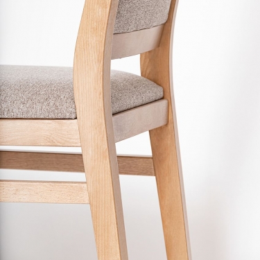 Стул с мягким сиденьем Скат Lime жаккард Дуб натуральный