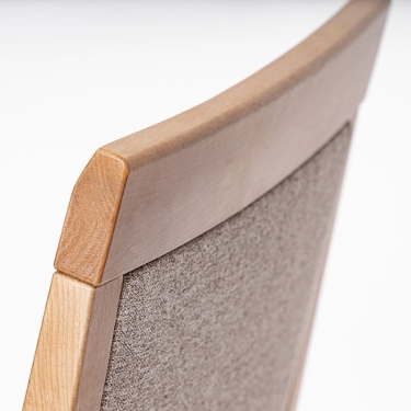 Стул с мягким сиденьем Скат Lime жаккард Дуб натуральный