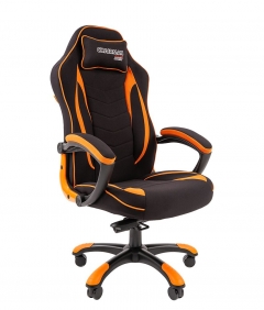 Кресло геймерское CHAIRMAN GAME 28 Оранжевый-черный