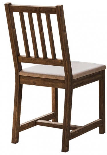 Стул с мягким сиденьем Мисам 2.0 Terracota жаккард Орех