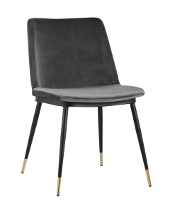 Стул Stool group Мелисса велюр Темно-серый