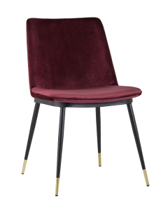 Стул Stool group Мелисса велюр Бордовый