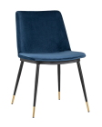 Стул Stool group Мелисса велюр Синий