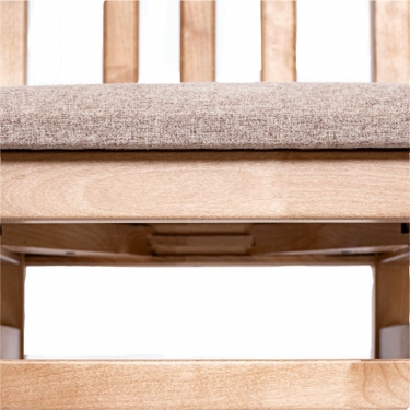 Стул с мягким сиденьем Алиот 2.0 Berry жаккард Эмаль белая