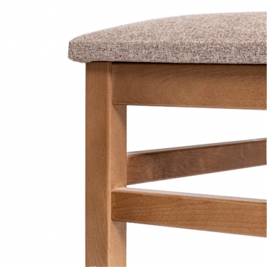 Стул с мягким сиденьем Алиот 2.0 Berry жаккард Эмаль белая