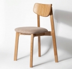 Стул с мягким сиденьем DAIVA Вега Rosy Grey жаккард Эмаль белая