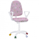 Кресло Китай Престиж KIDS Белый каркас Пчелки