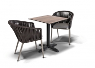 Стул 4sis Бордо AS1158 Rope-2 Темно-серый