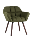 Кресло Stool group Брайан, замша, хаки