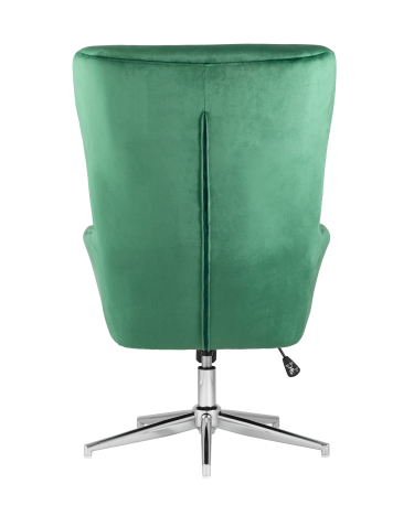 Кресло Stool group Артис, велюр зеленый, с высокой спинкой и регулировкой высоты