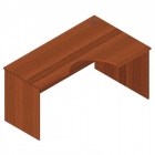 Стол компьютерный угловой Альтерна Р.СКУ-16 правый орех Аликанте