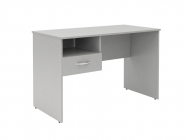 Стол письменный Skyland S-1200 L с левой подвесной тумбой Серый