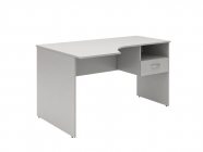 Стол письменный левый Skyland SET140-1 L c подвесной тумбой Серый