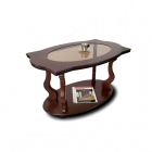 Стол журнальный Мебелик Берже 3С Тёмно-коричневый