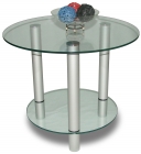 Стол журнальный Мебелик Танго Алюминий