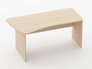 Стол эргономичный Персона Грата Glassy 1.12.16Л Венге