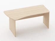 Стол эргономичный Персона Грата Glassy 1.12.16Л Бук светлый