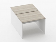 Рабочий модуль Персона Грата Deka ЛДСП каркас 75.145.10 Дуб Сантана светлый/Белый