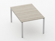 Стол для переговоров Персона Грата Deka П-обр.каркас 71.145.10 Дуб Сантана светлый