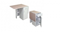 Стол-тумба Форт с 1 ящ. в разборе 1 кат. 4040 мат ЛДСП белый