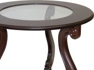 Стол журнальный Мебелик Грация С Тёмно-коричневый