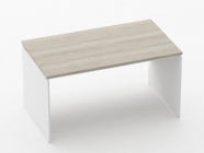 Стол прямой Персона Грата Deka ЛДСП каркас 75.08.14 Дуб Сантана светлый/Белый