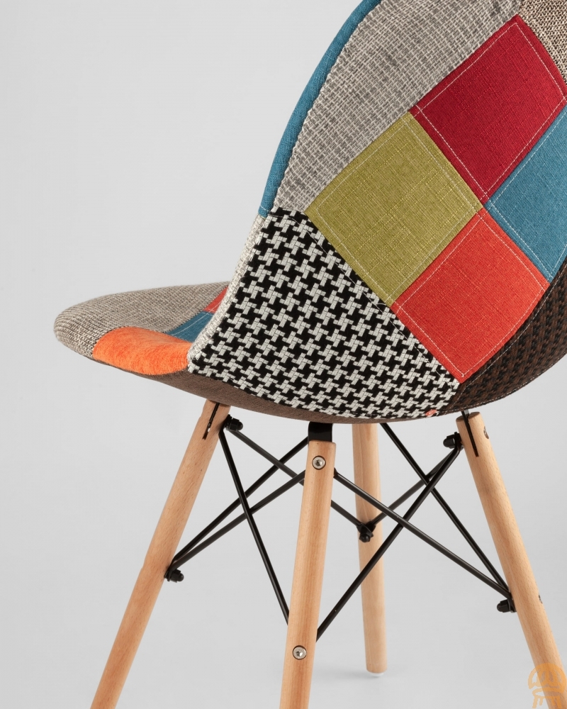 стул eames dsw patchwork