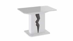 Стол раздвижной Трия Шеффилд исп. 2 Белый глянец/Камень