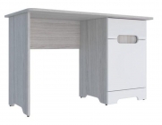 Стол Стиль Палермо-3 Юниор Ясень шимо светлый Белый глянец