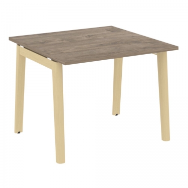 Стол переговорный 1 столешница Рива ONIX WOOD OW.PRG-1.1 Тиквуд Темный/Светлый
