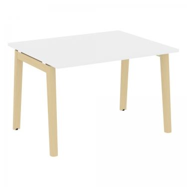 Стол переговорный 1 столешница Рива ONIX WOOD OW.PRG-1.2 Белый Бриллиант/Светлый