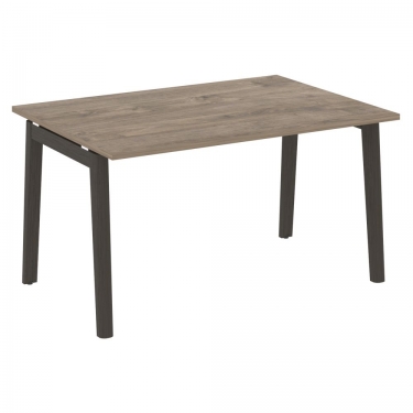 Стол переговорный 1 столешница Рива ONIX WOOD OW.PRG-1.3 Тиквуд Темный/Темный