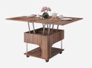 Стол-трансформер Можгинский лесокомбинат Ричмонд Ясень шимо темный/Черный