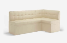 Диван Можгинский лесокомбинат угловой кухонный Остин со спальным местом Правый Reex cream кремовый