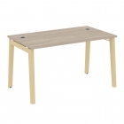 Стол рабочий руководителя Рива ONIX WOOD OW.SRR-3.8 Дуб Аттик/Светлый