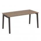 Стол рабочий руководителя Рива ONIX WOOD OW.SRR-4.8 Дуб Аризона/Темный