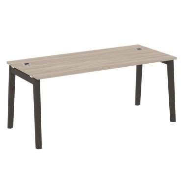 Стол рабочий руководителя Рива ONIX WOOD OW.SRR-5.8 Дуб Аттик/Темный