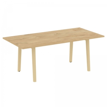 Стол переговорный Рива ONIX WOOD OW.PRG-19 Тиквуд Светлый/Светлый