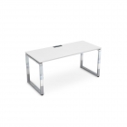Стол рабочий, прямолинейный ALSAV GLOSS LINE НСР-О.004.1 Белый Премиум